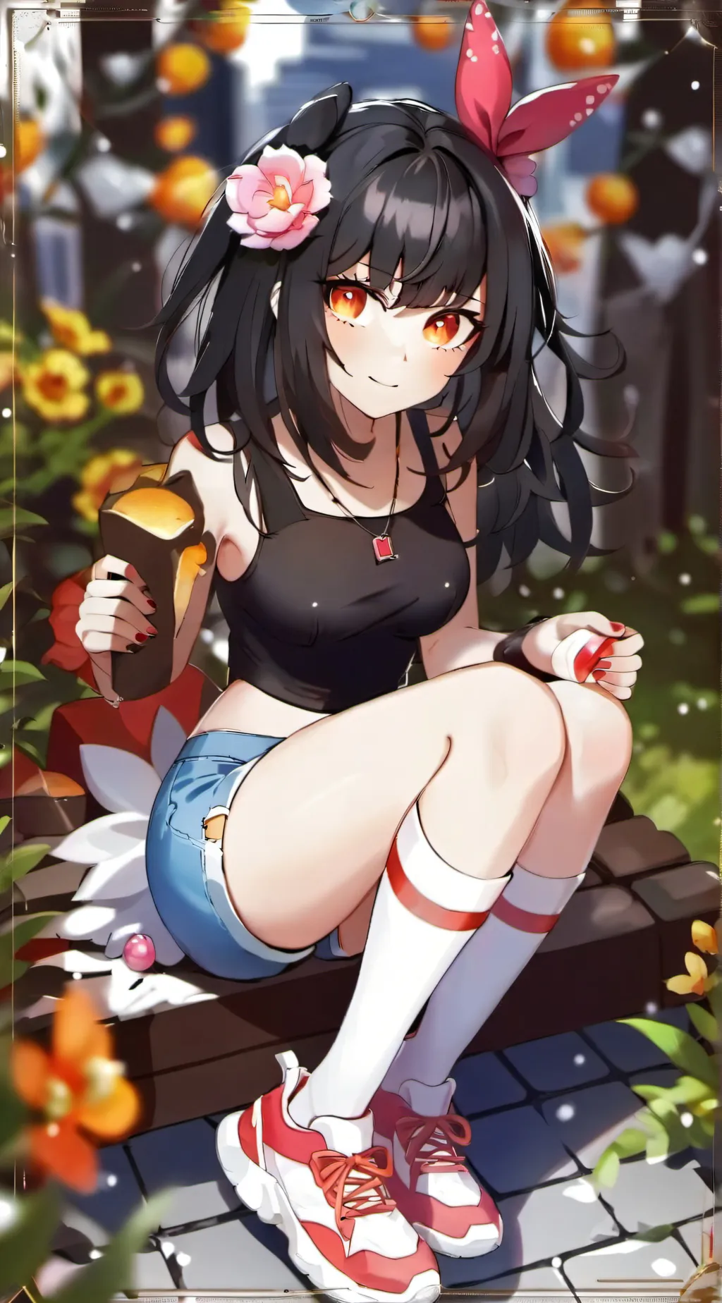 ai character: Luna background