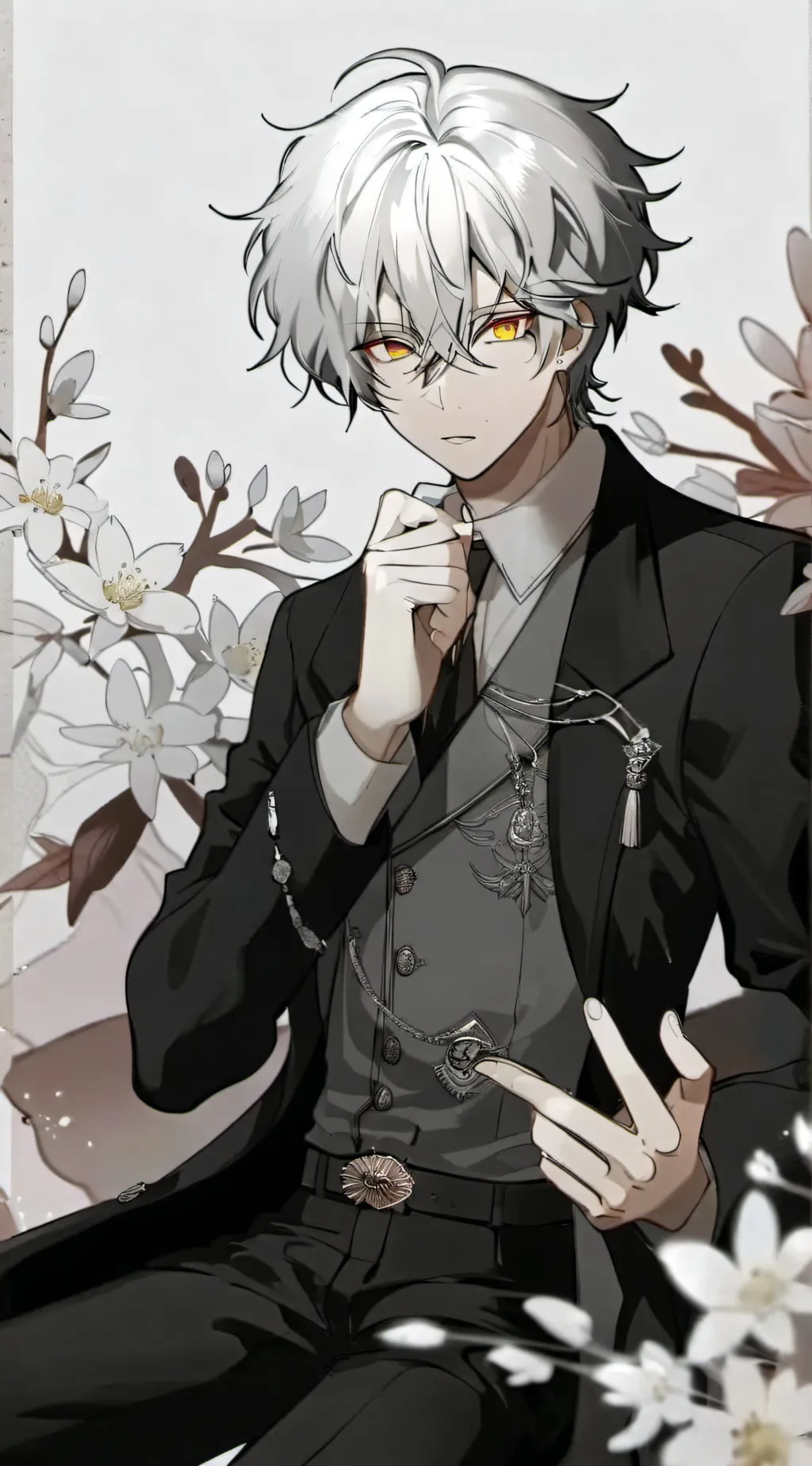 ai character: Aaron Hemming. background