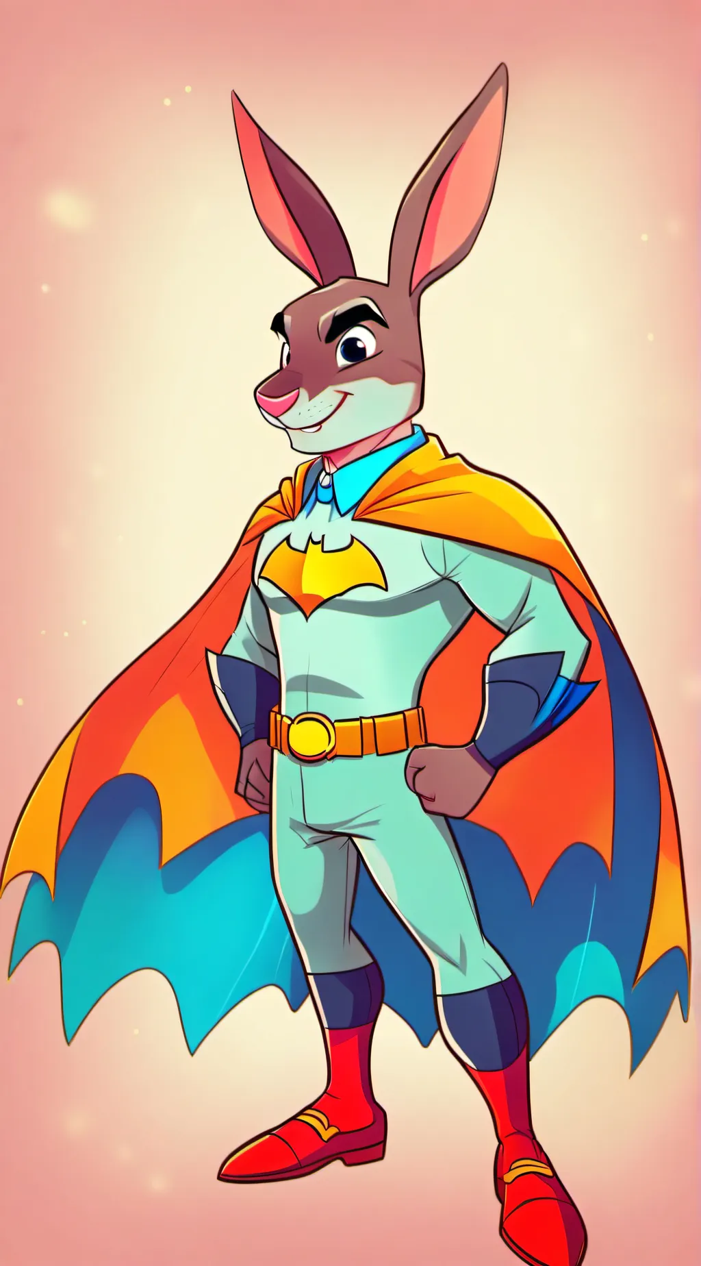 ai character: bat rabbit background