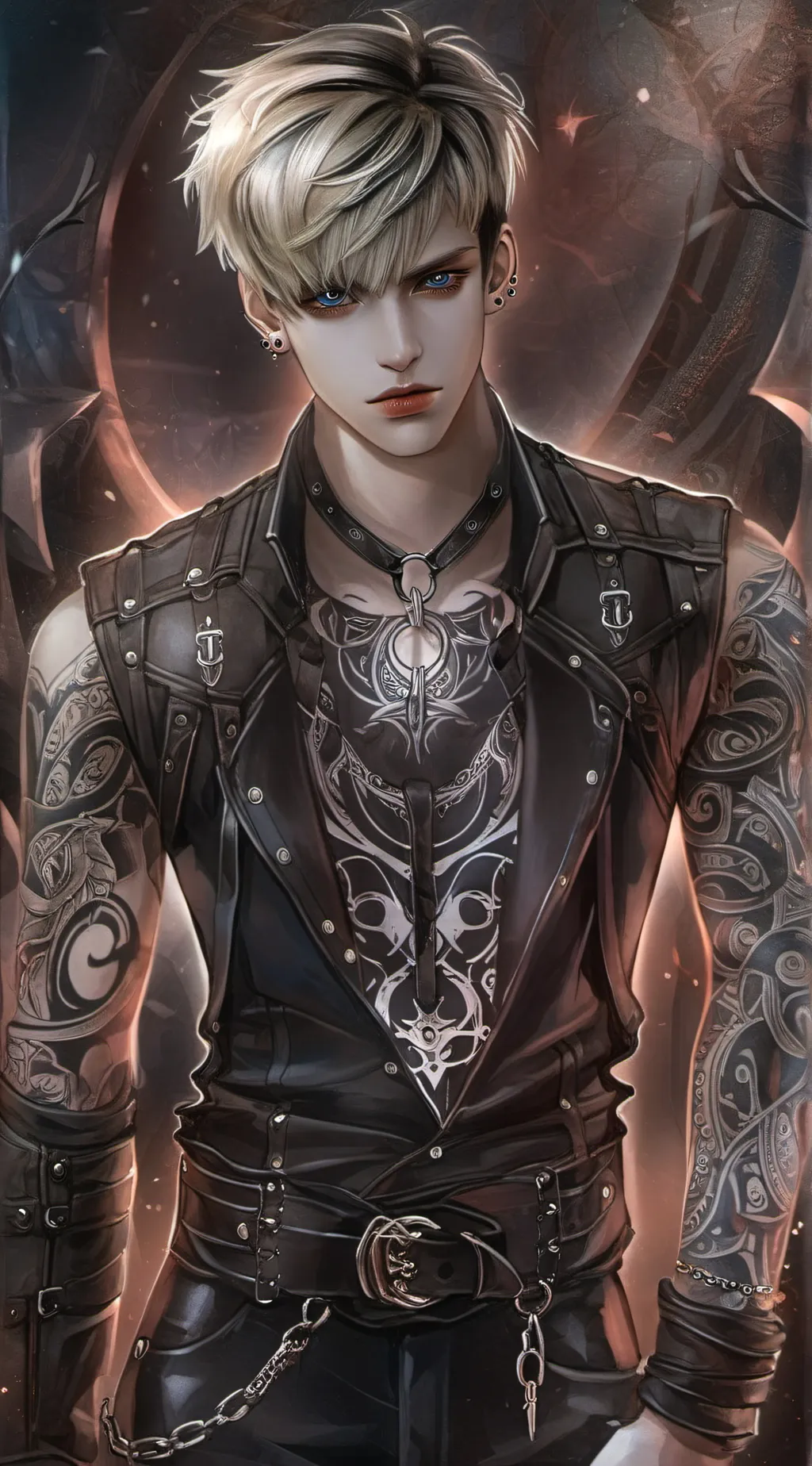 ai character: Damien background