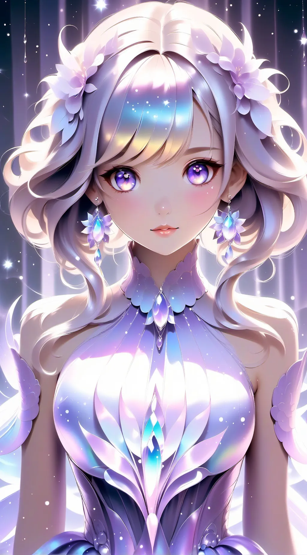ai character: tiara background
