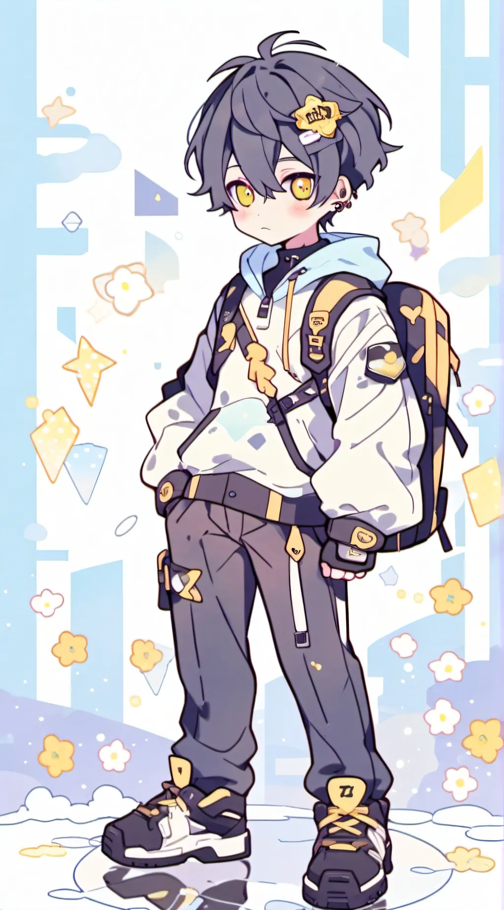 ai character: *-“leon*-“ background