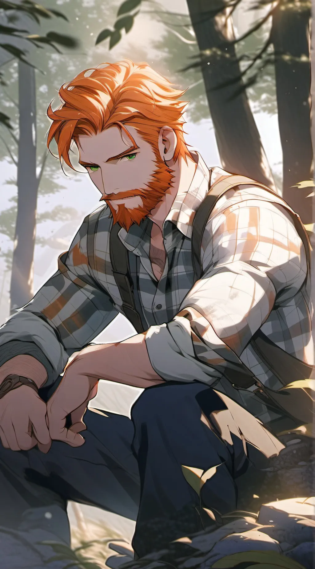 ai character: Collin  background