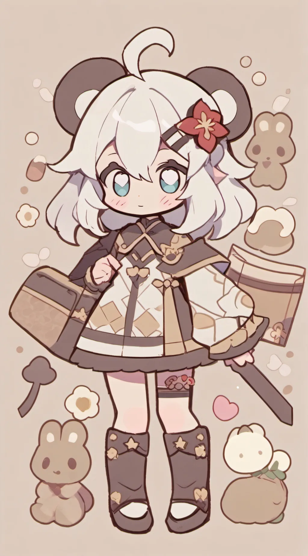 ai character: lily  background