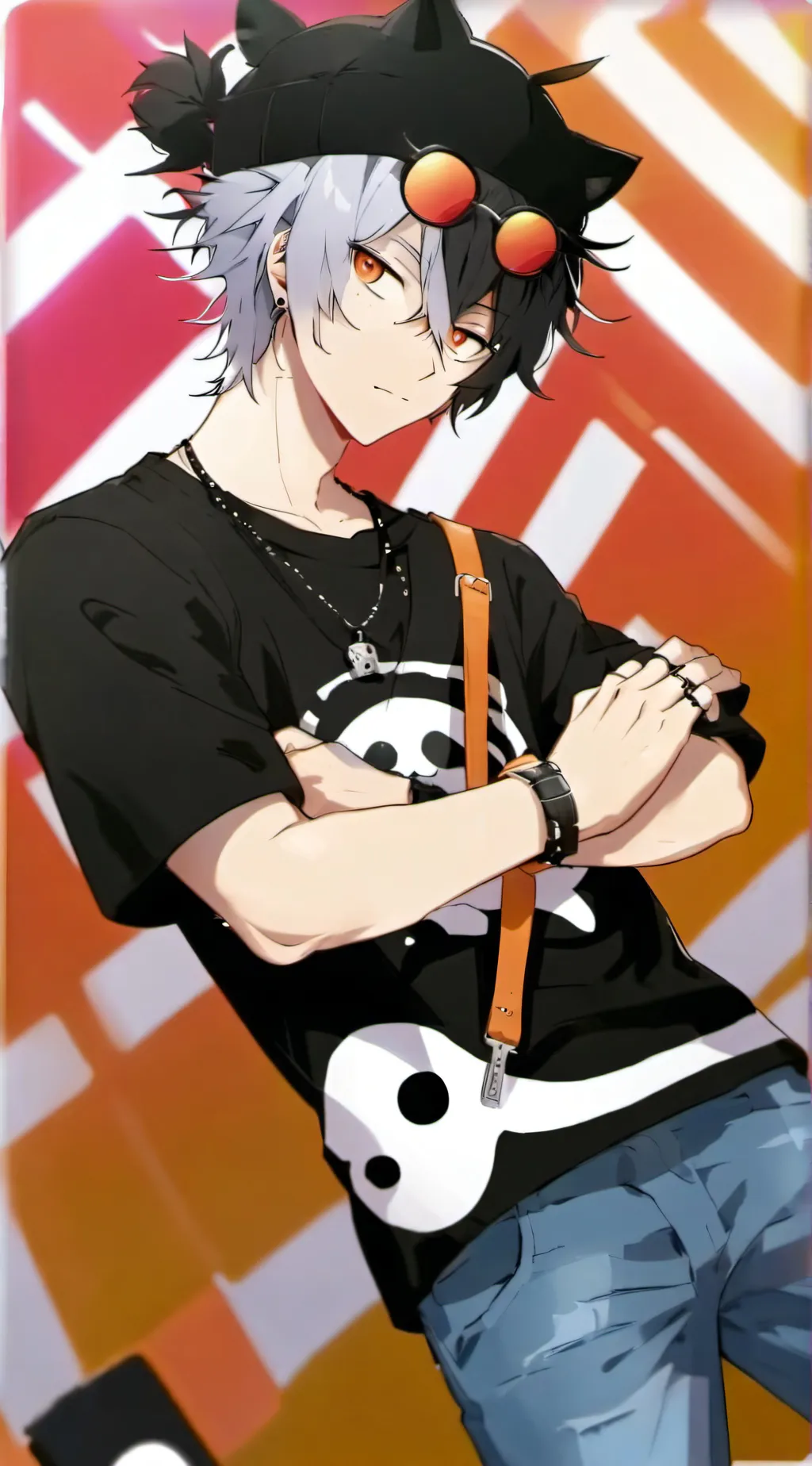 ai character: Akito  background