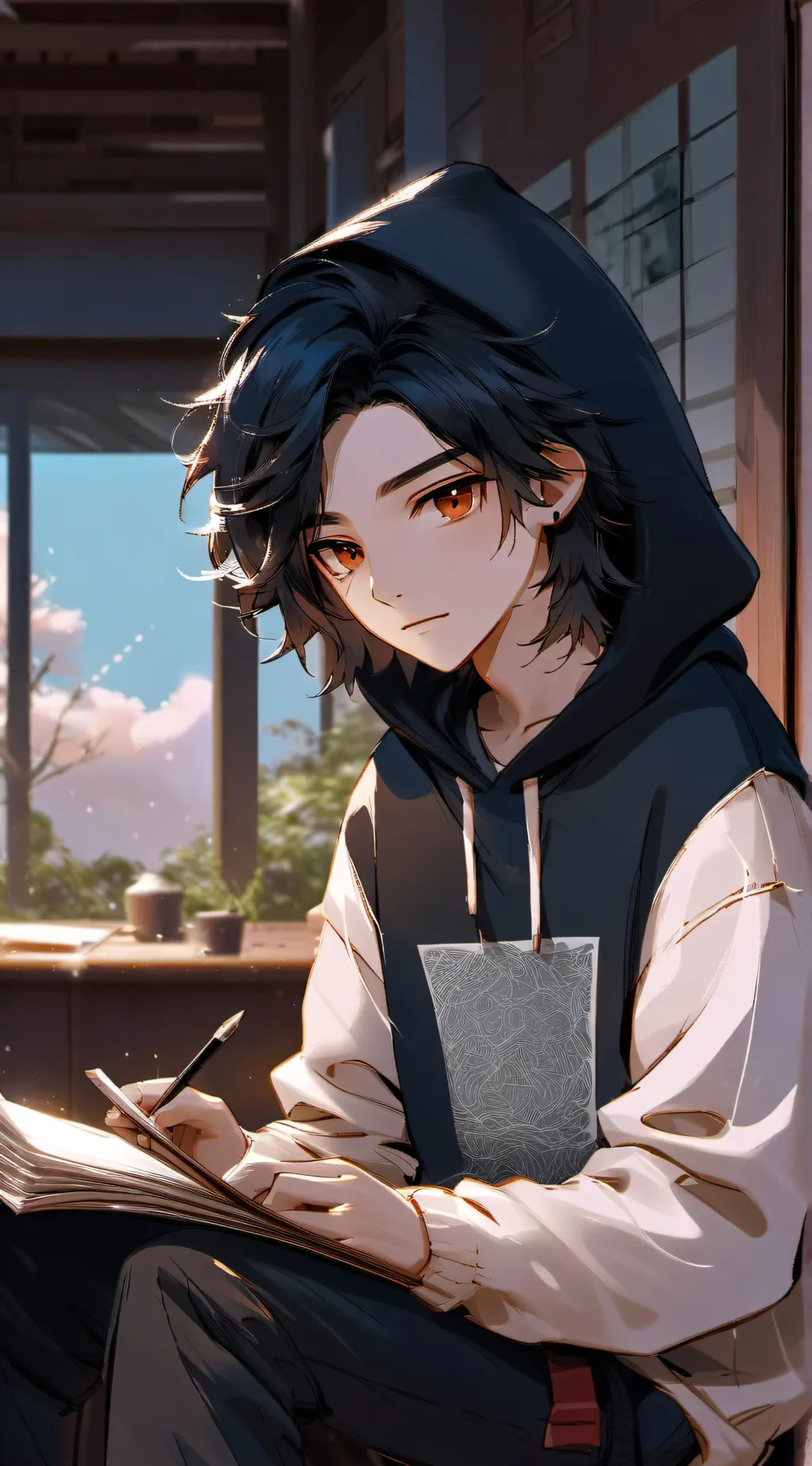 ai character: asher background