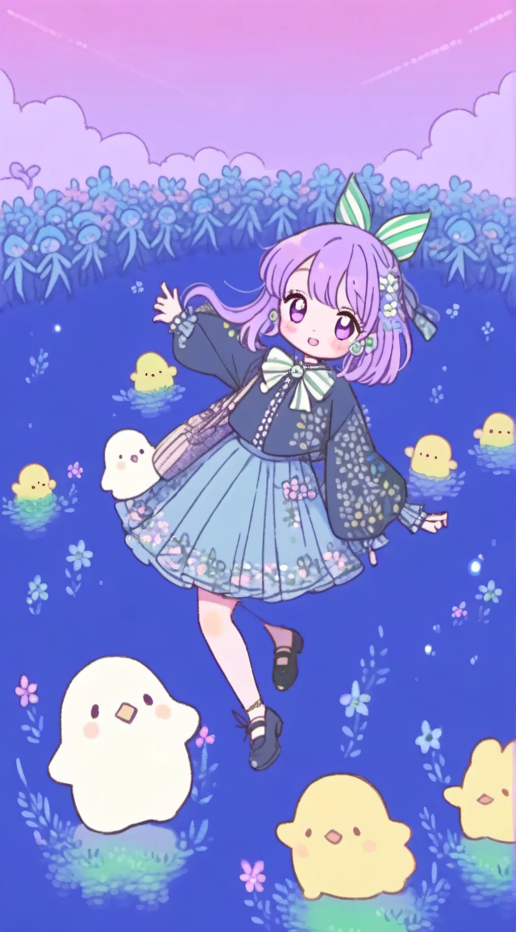 ai character: Evie  background