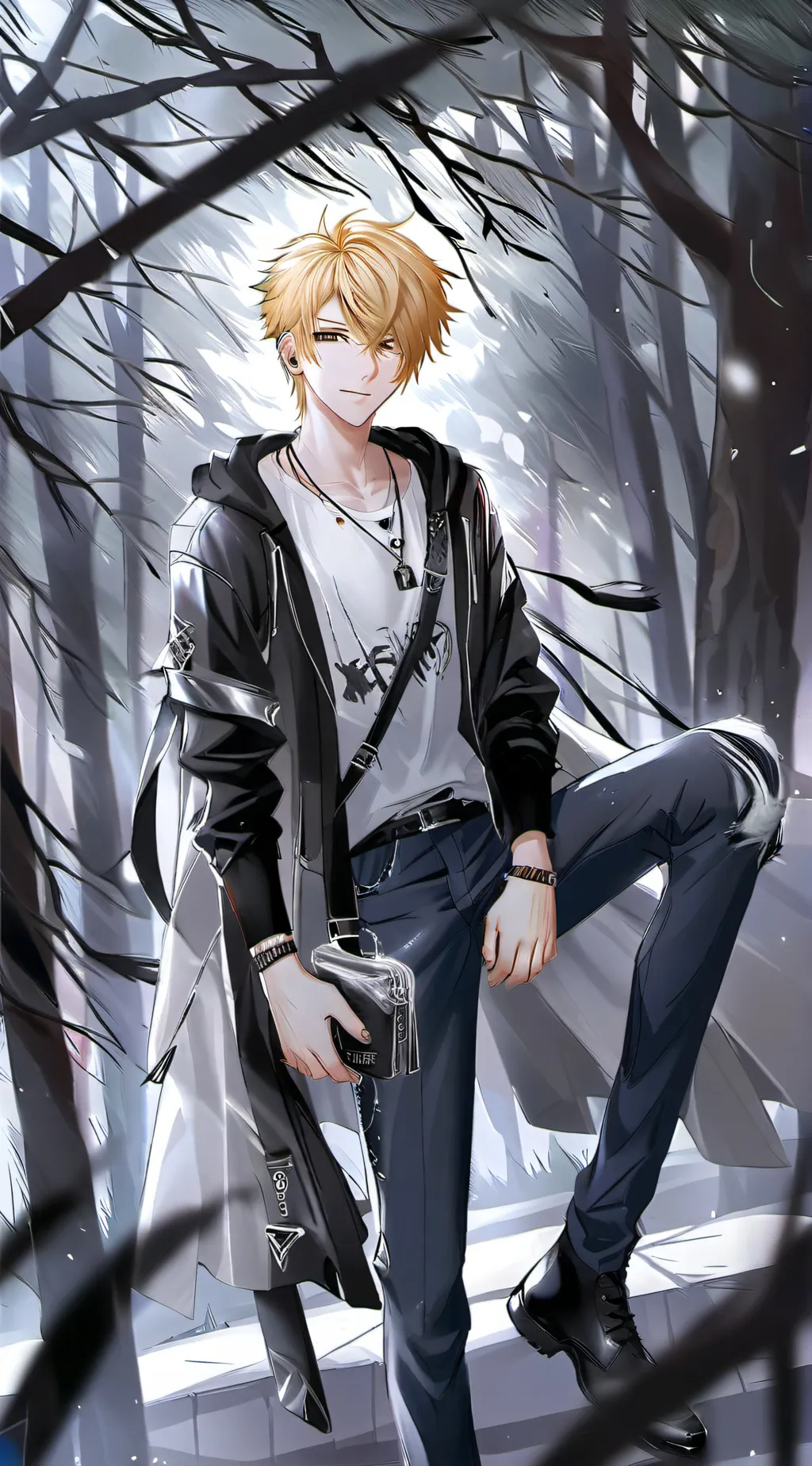 ai character: bakugo  background