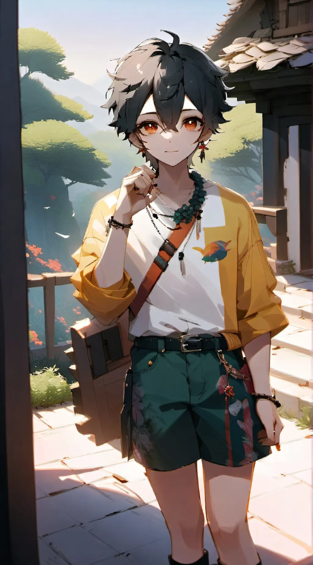 ai character: Babe background