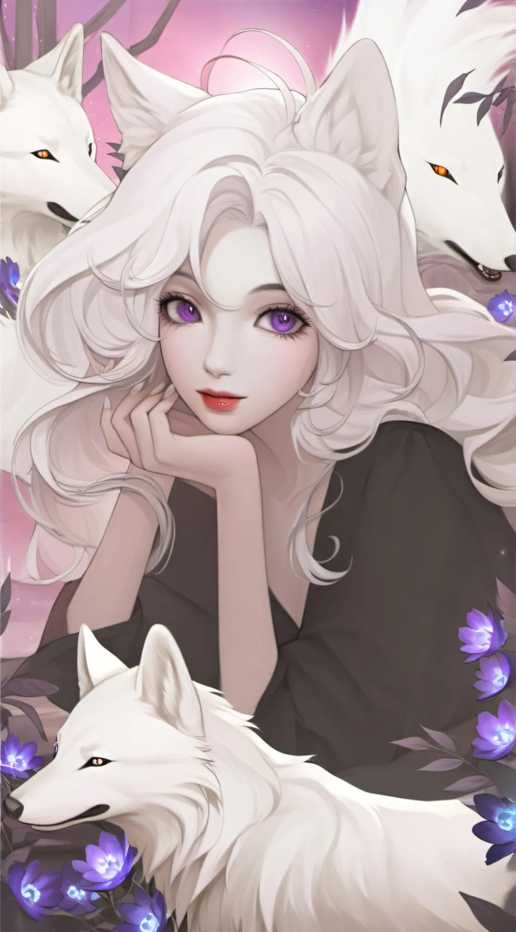 ai character: ☆Starlight Gray☆ background