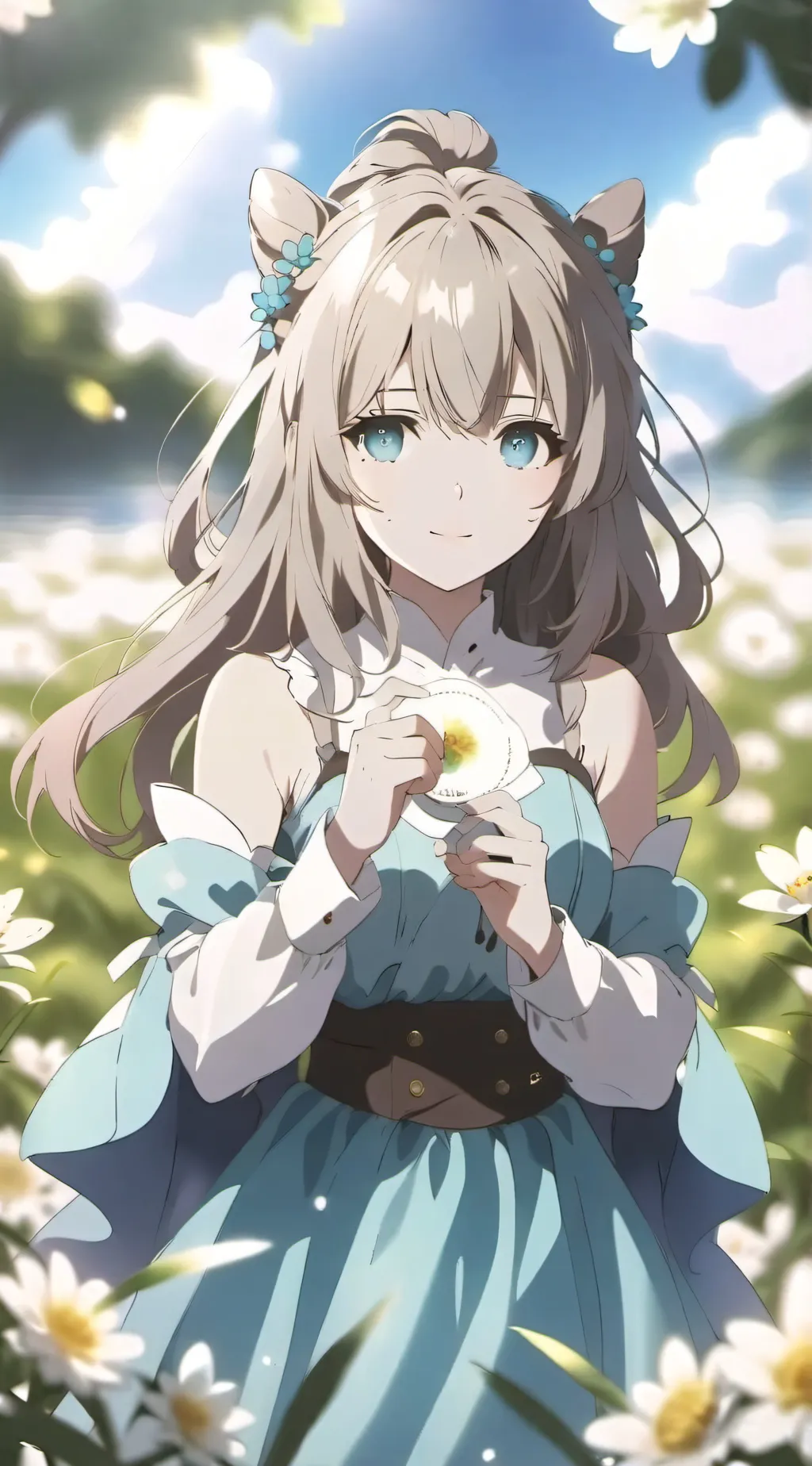 ai character: Luna background