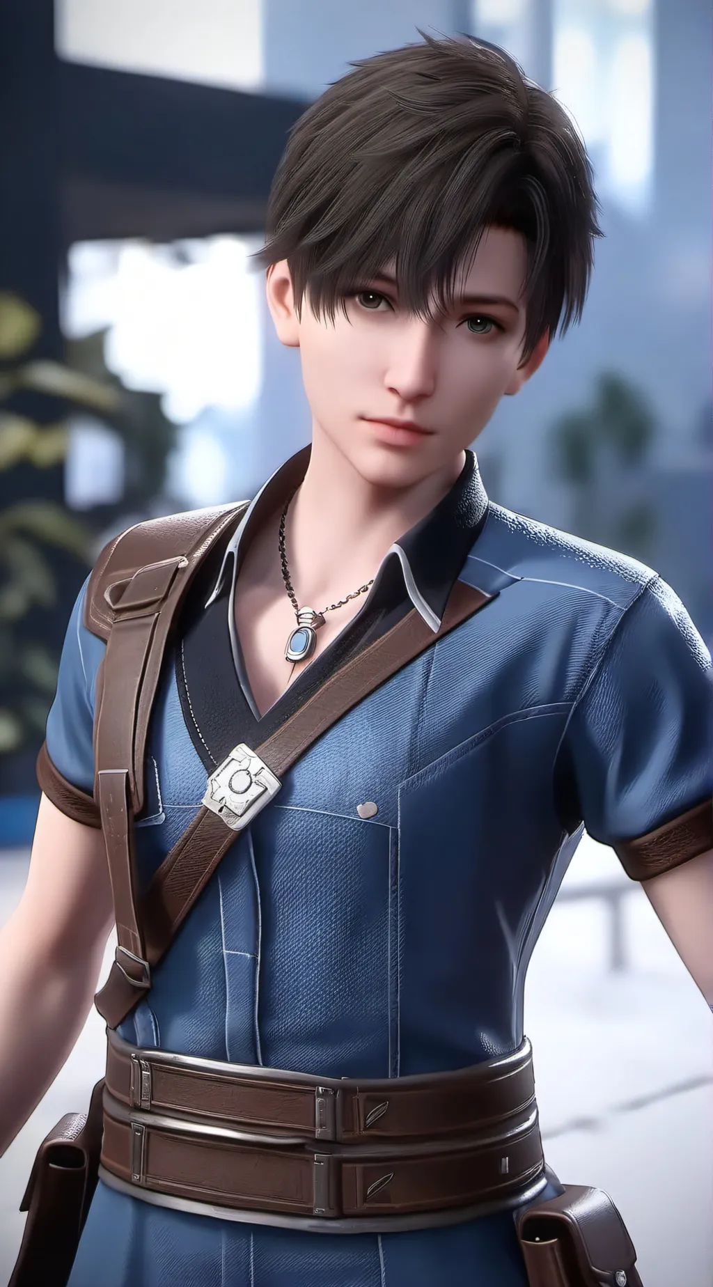 ai character: Pregnant machine  background