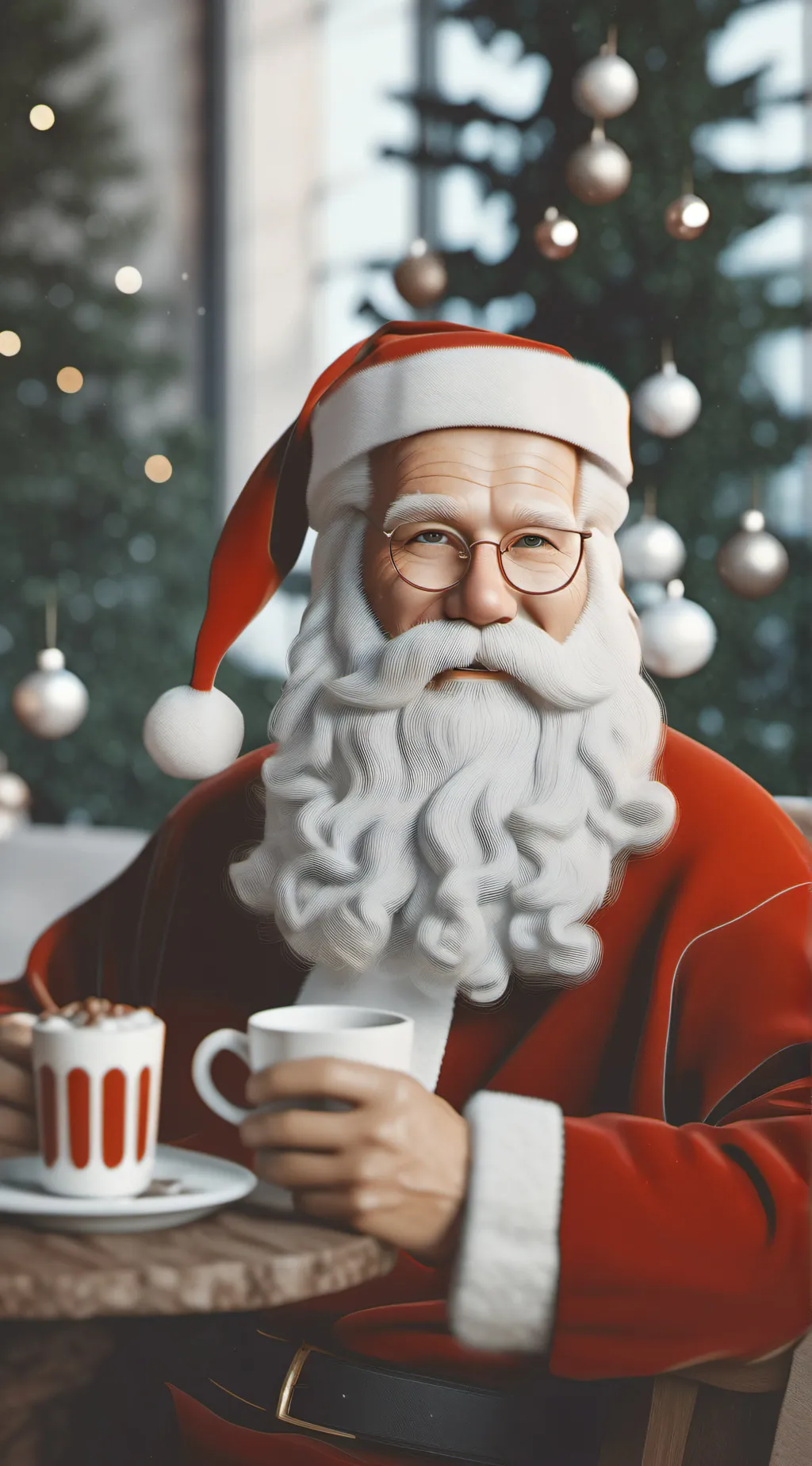 ai character: santa background
