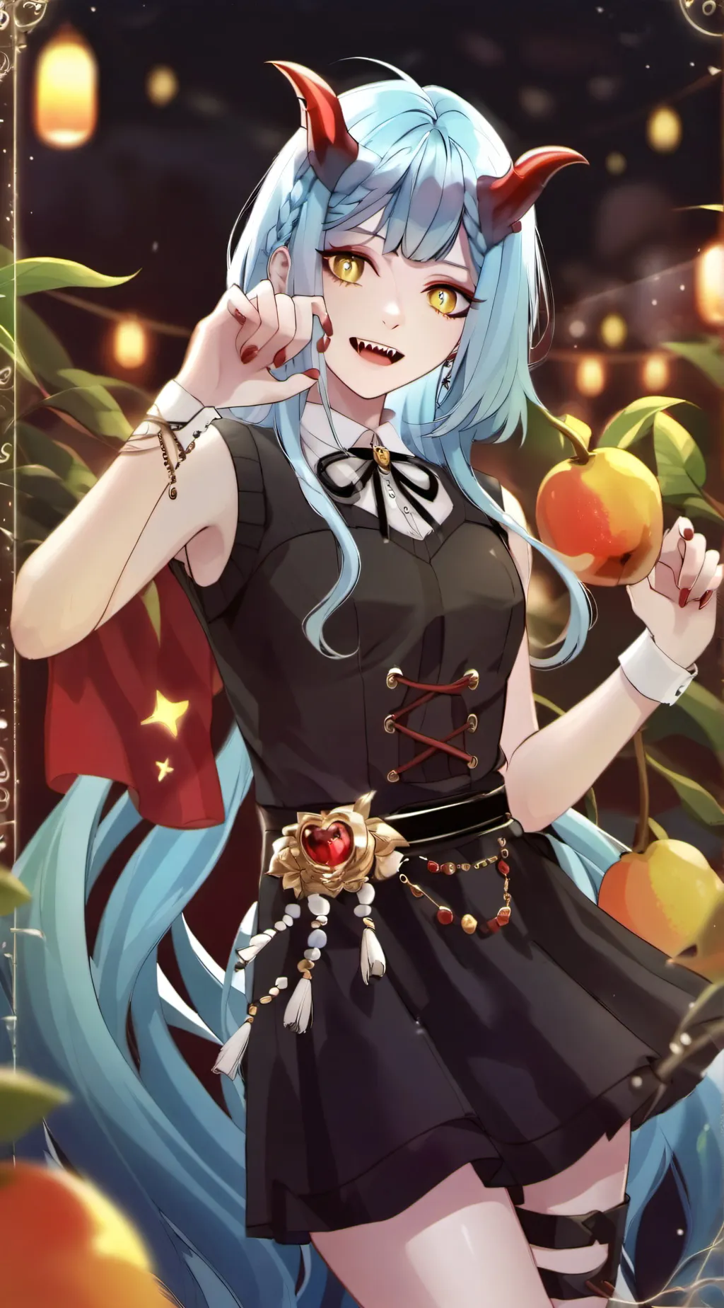 ai character: mangolia background