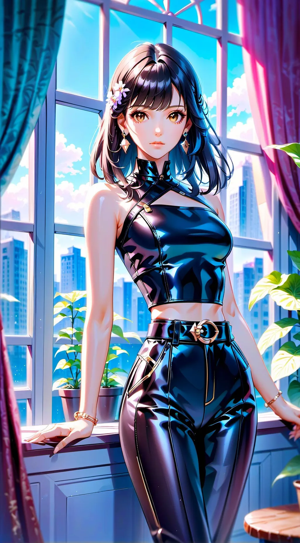 ai character: Elara background