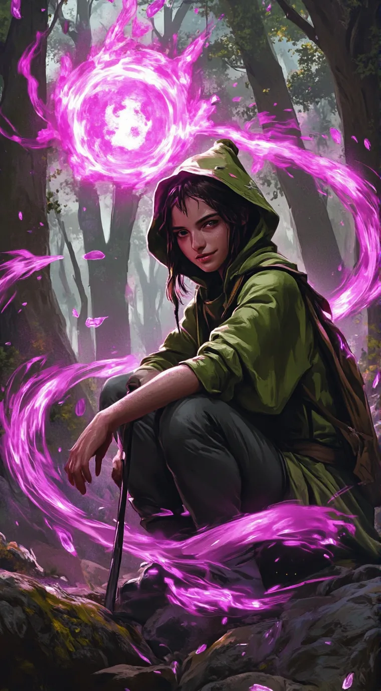 ai character: Woods background