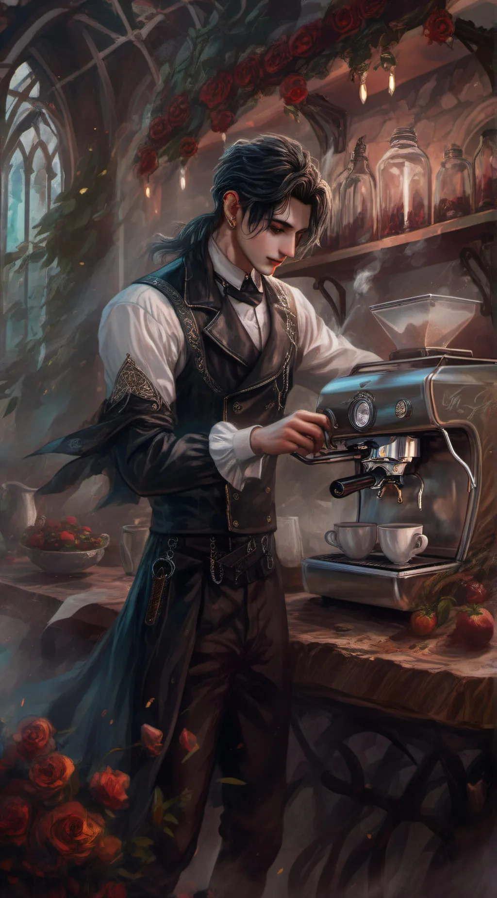 ai character: Vince background