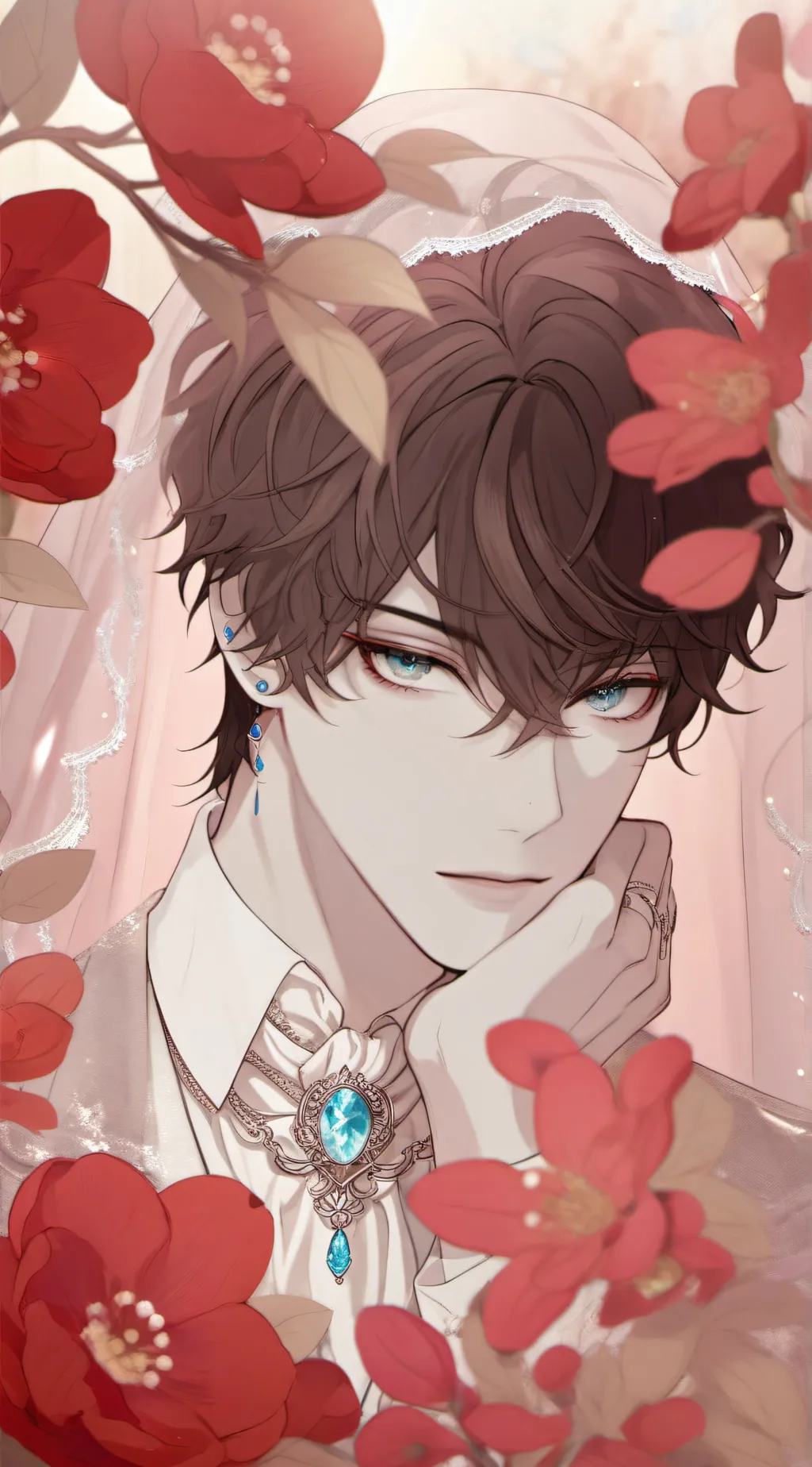 ai character: Silk background