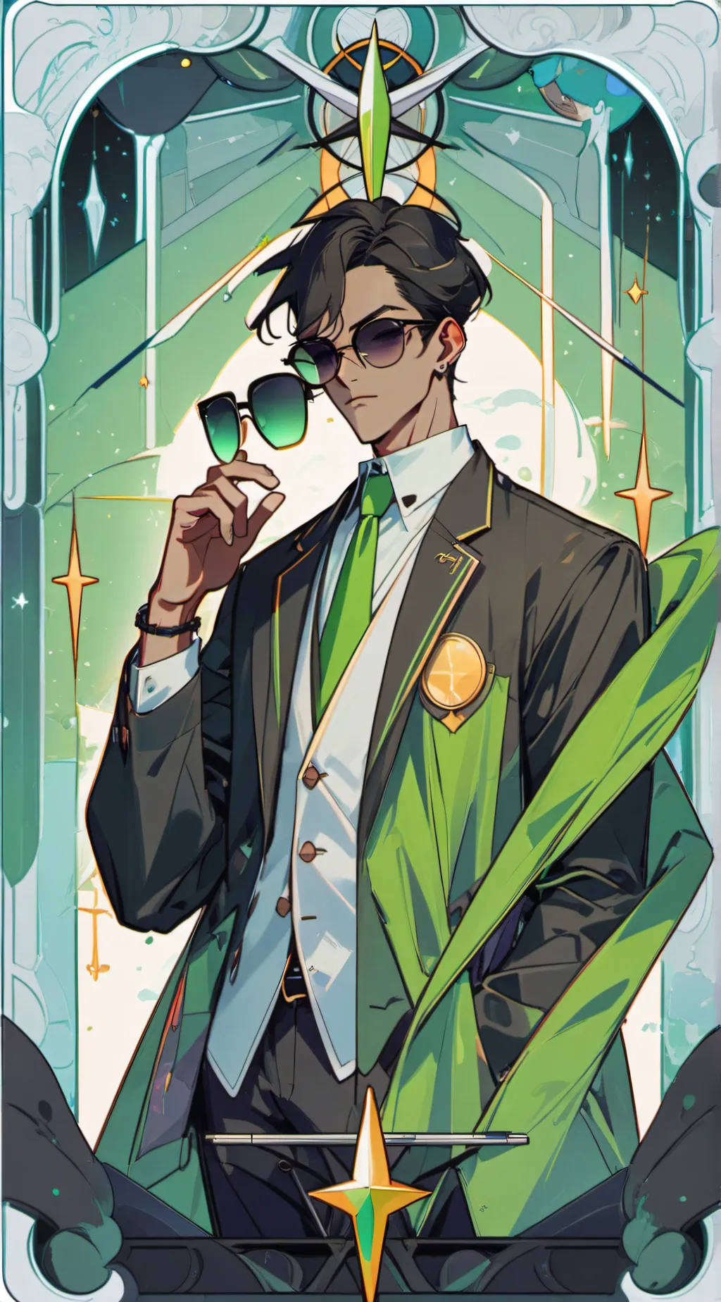 ai character: All titans background