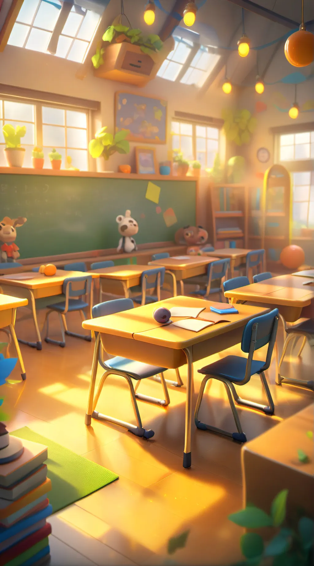 ai character: Fpe but nursery background