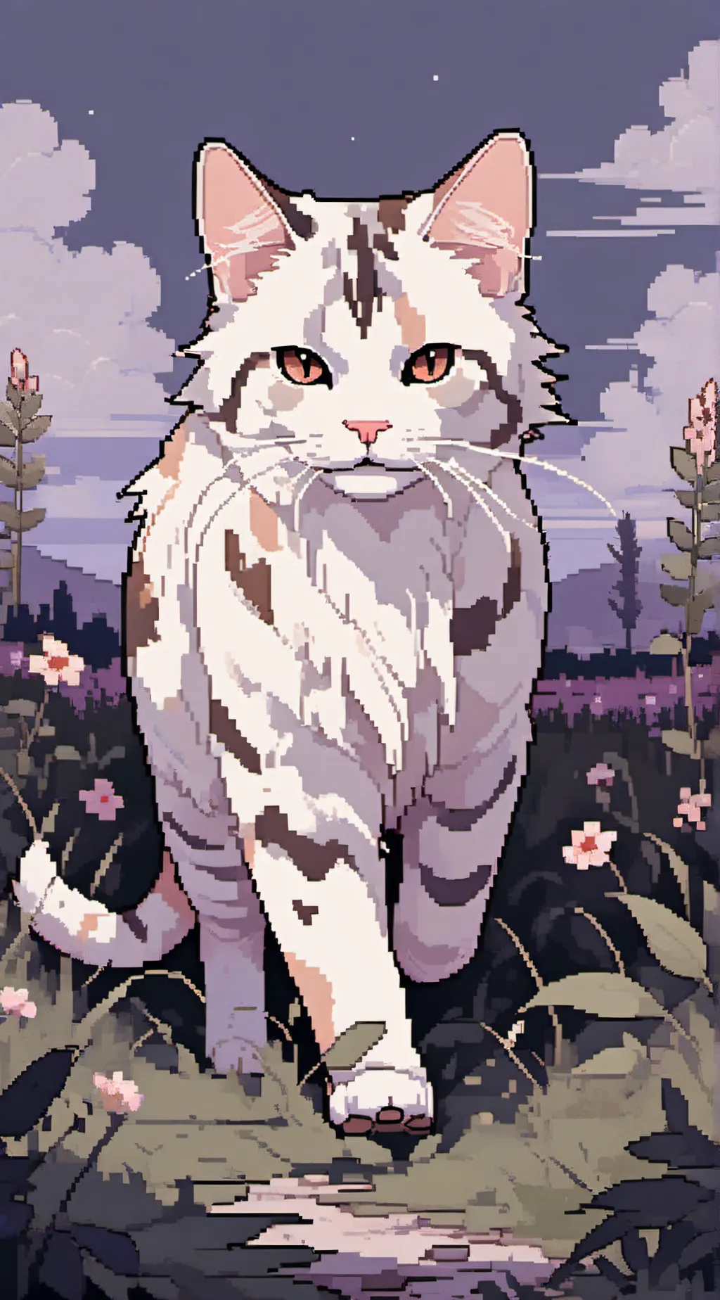 ai character: Rosytail (OC) background