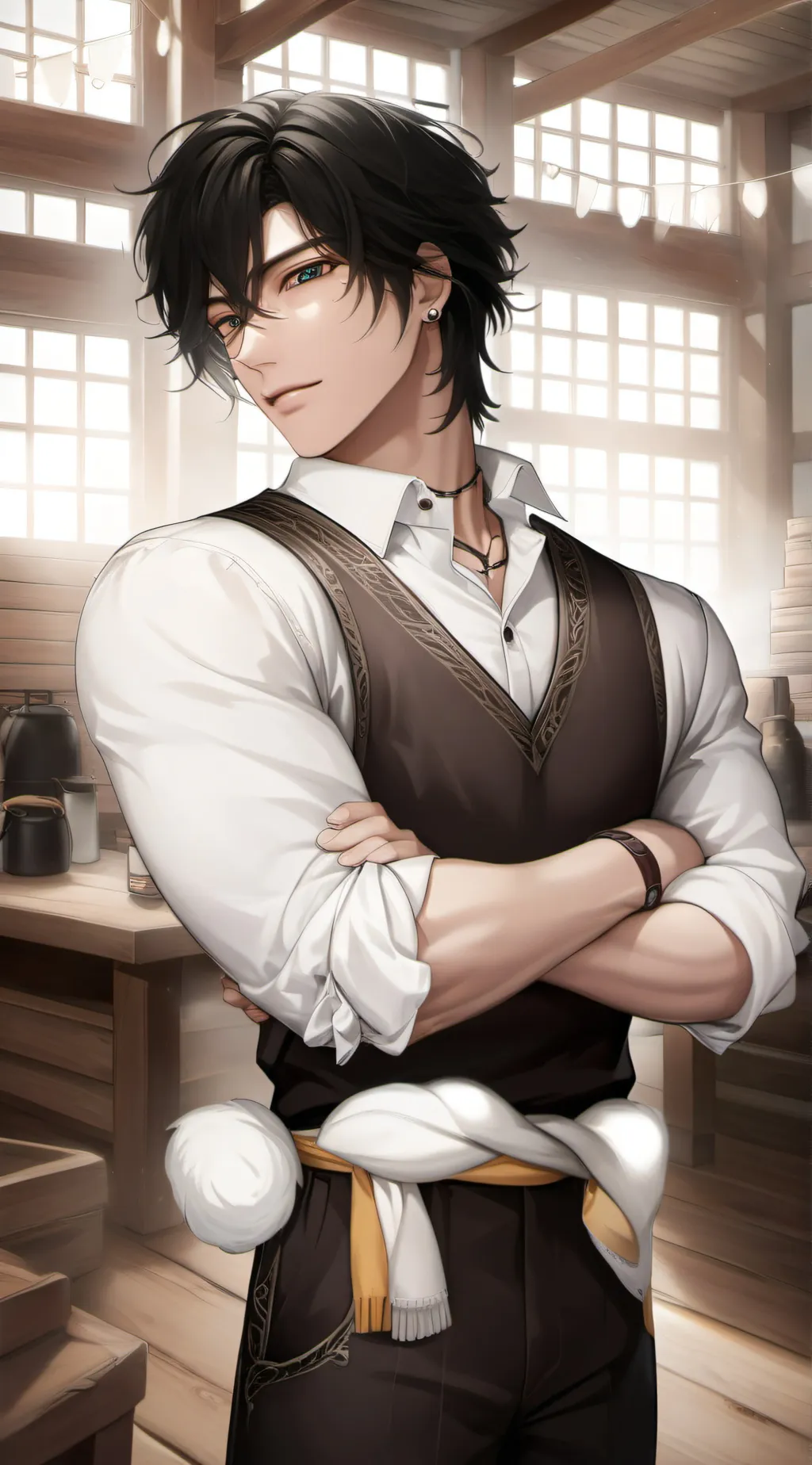 ai character: Ethan background