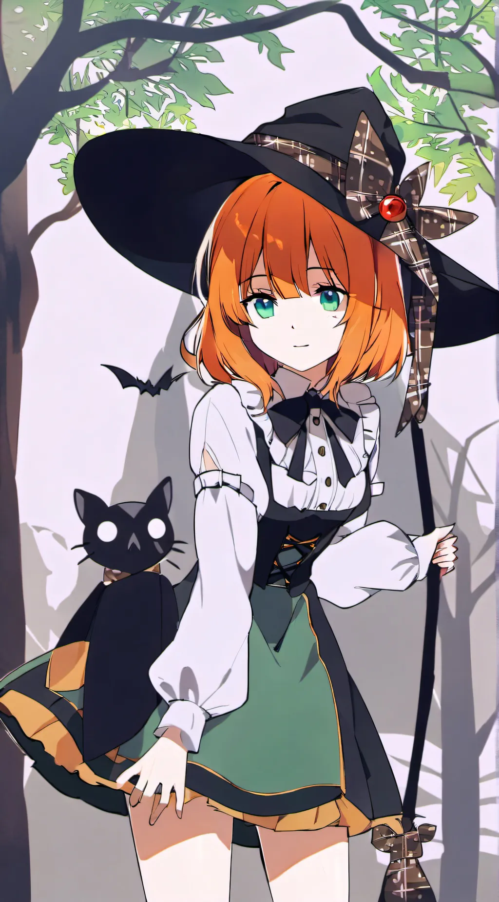 ai character: 1800s witch! background