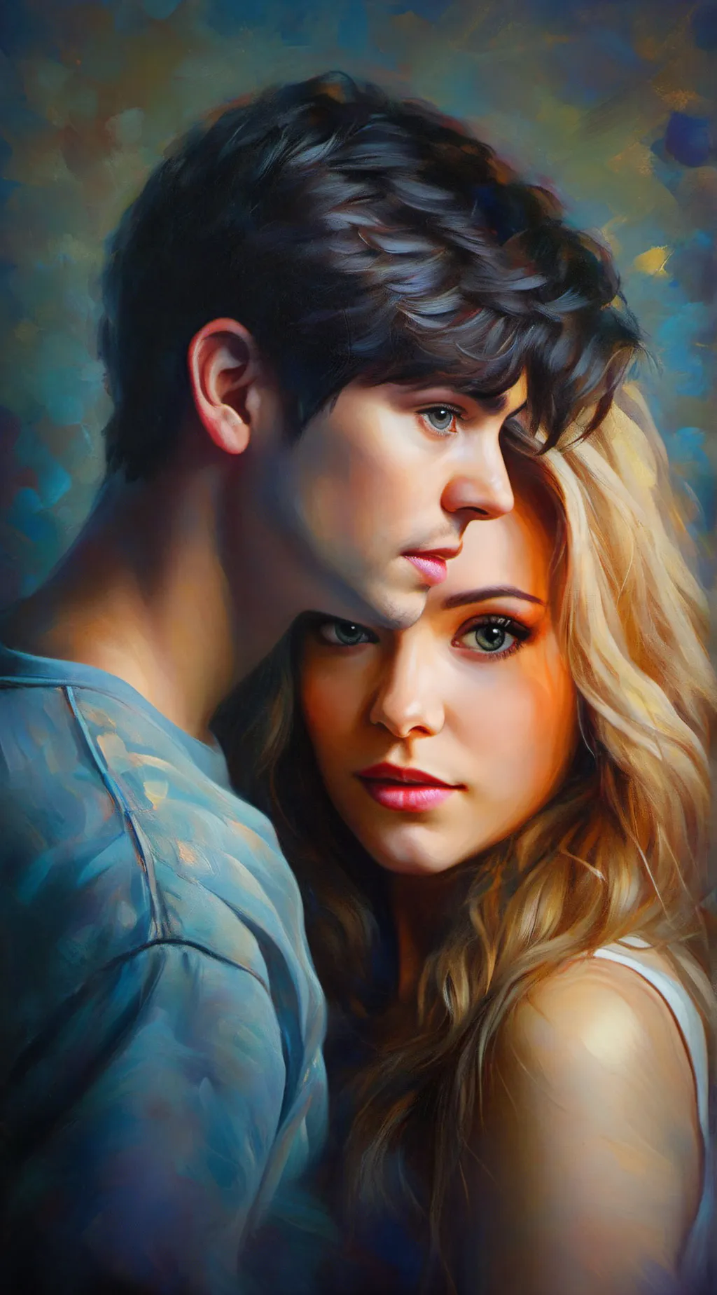 ai character: Luna and Charlie background