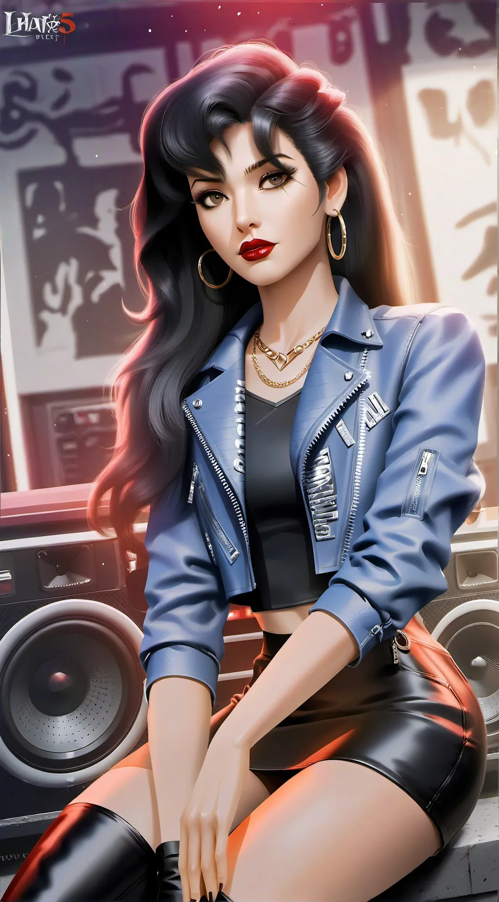 ai character: Selena Quintanilla background