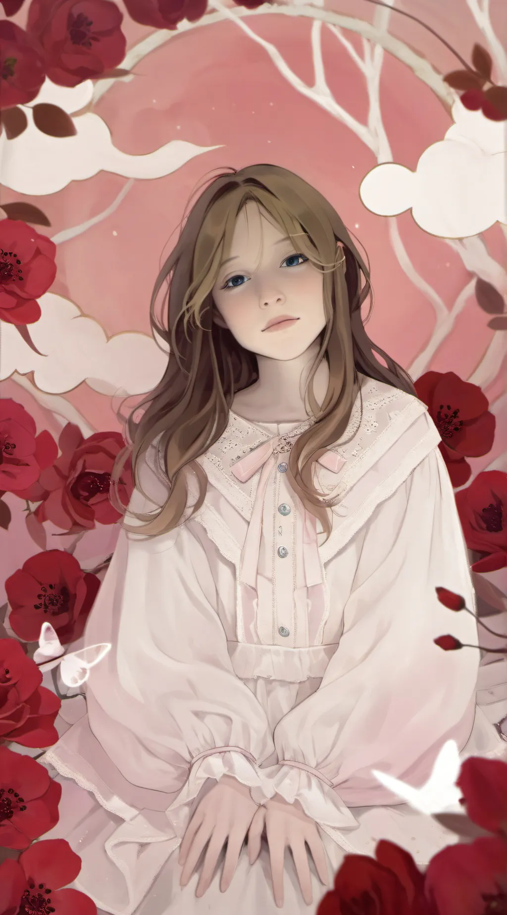 ai character: shampoo background