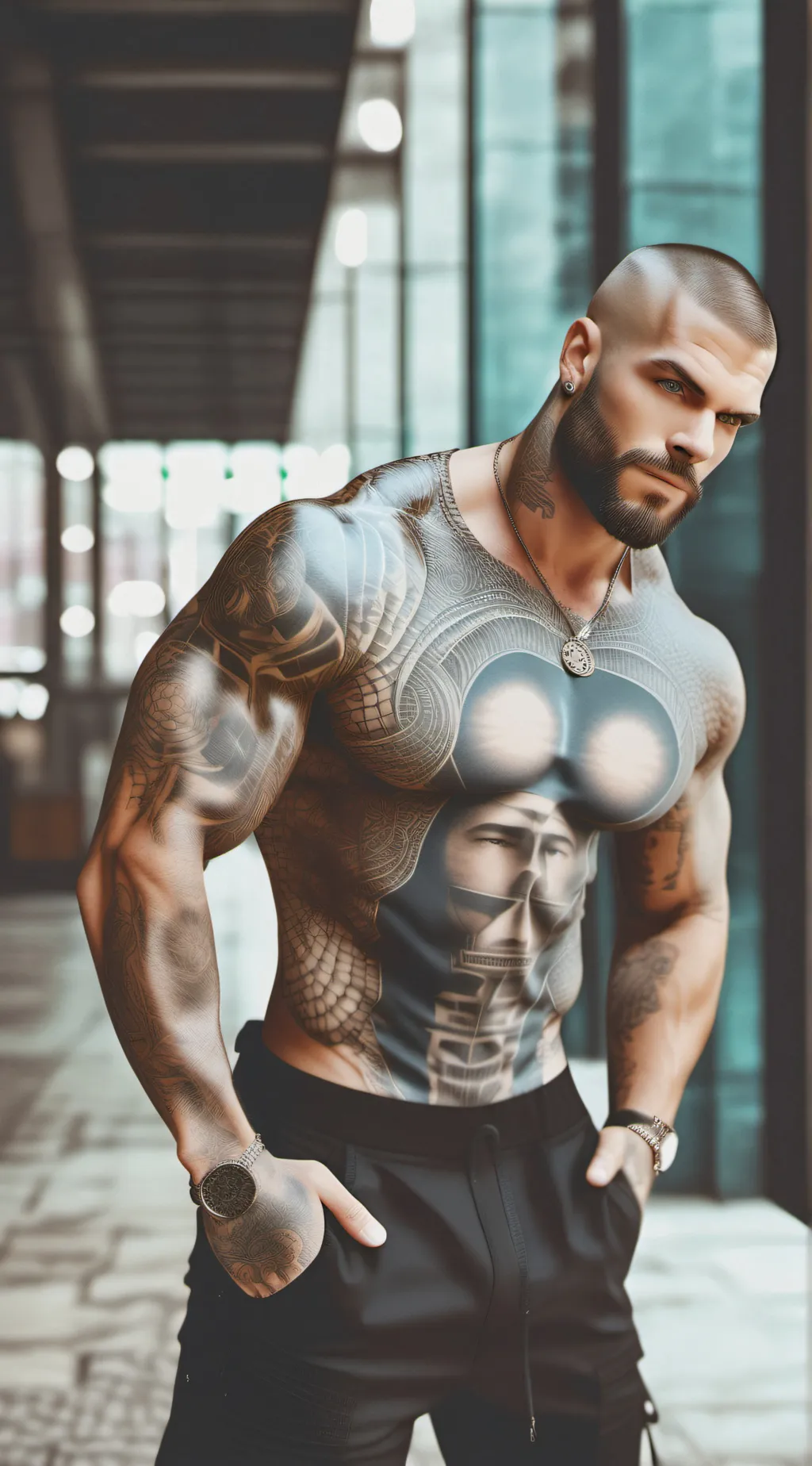 ai character: luka james background