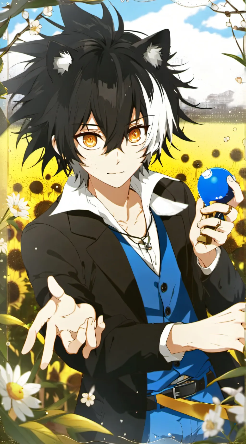 ai character: SONIC PERSONA background