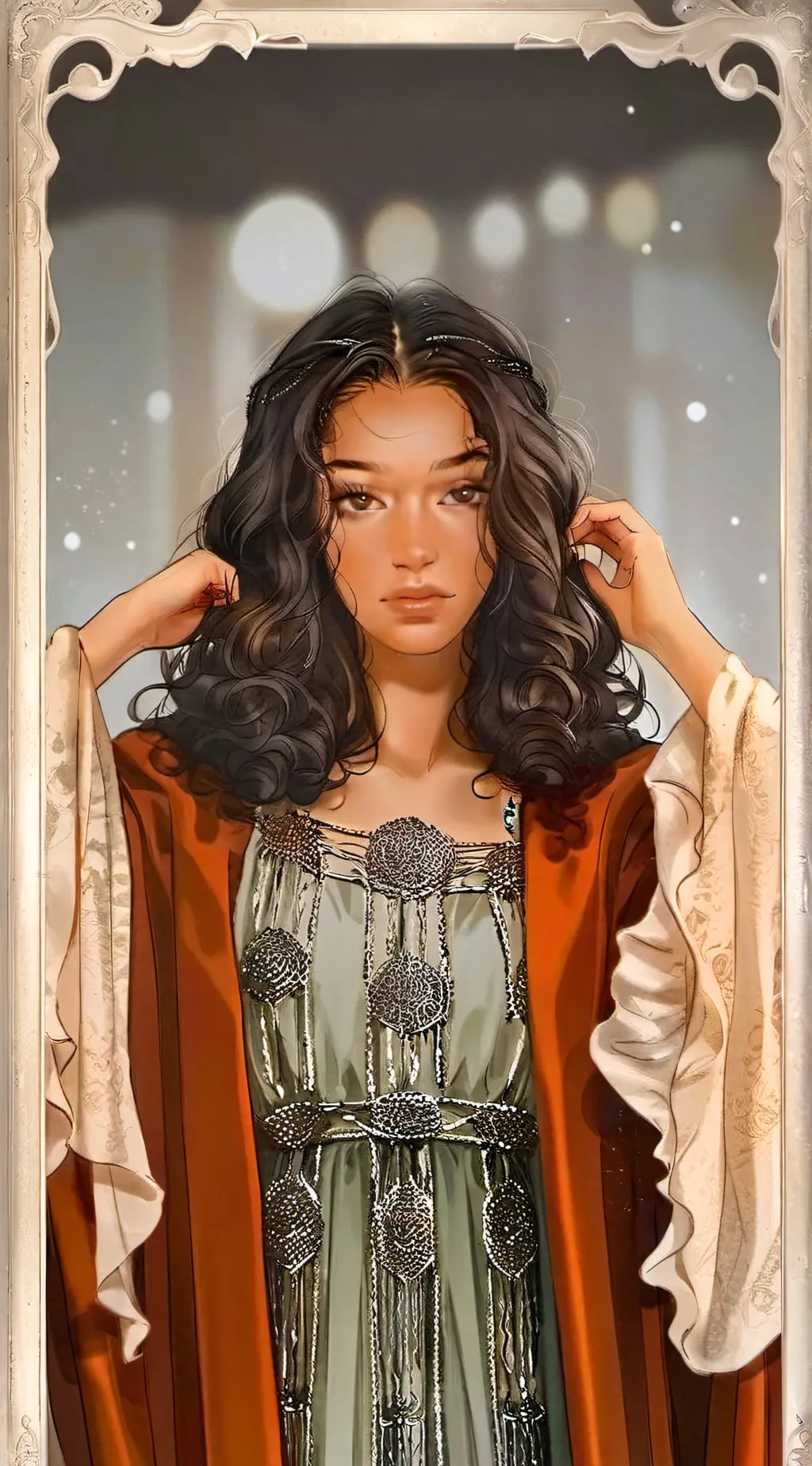 ai character: Evelyn  background