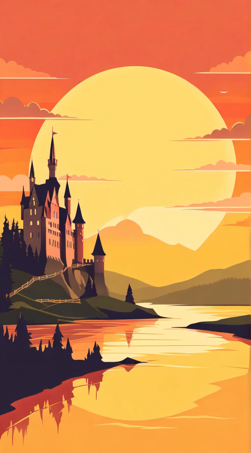 ai character: Hogwarts  background