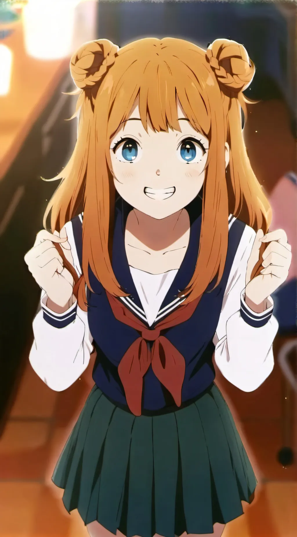 ai character: Sakura Isakea  background