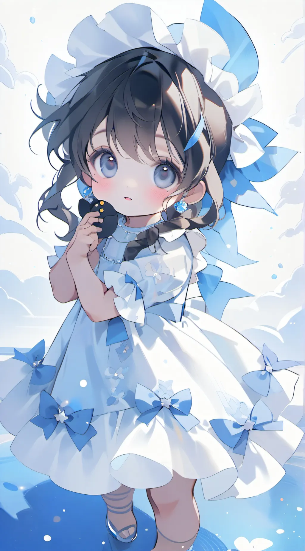 ai character: Mia🍫👗🐶 background