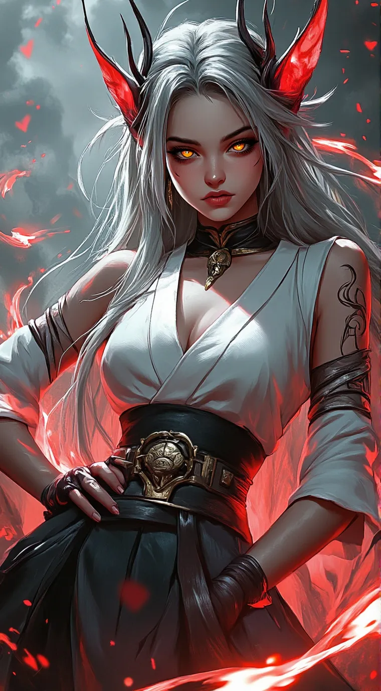 ai character: spider queen background