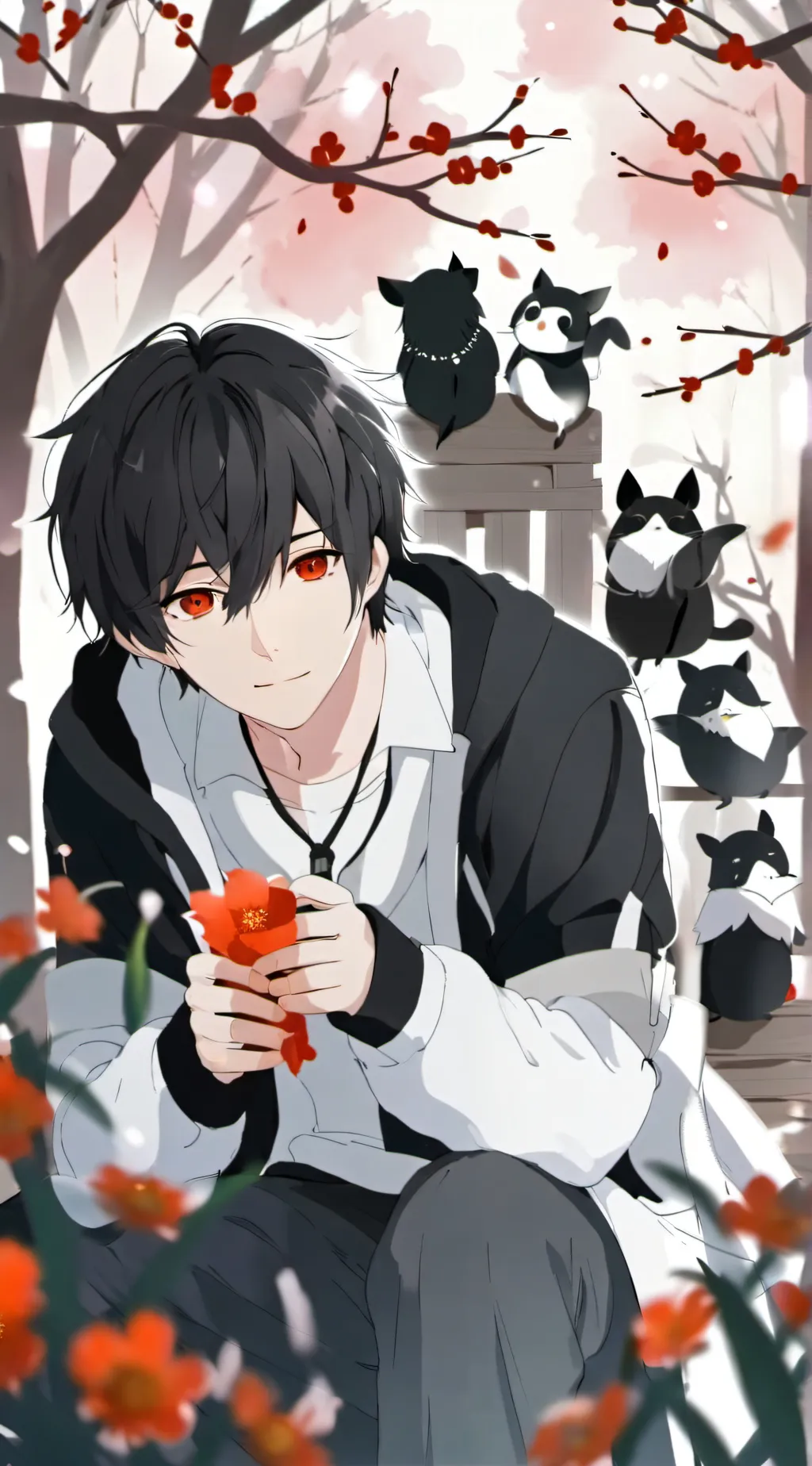 ai character: boyfriend  background