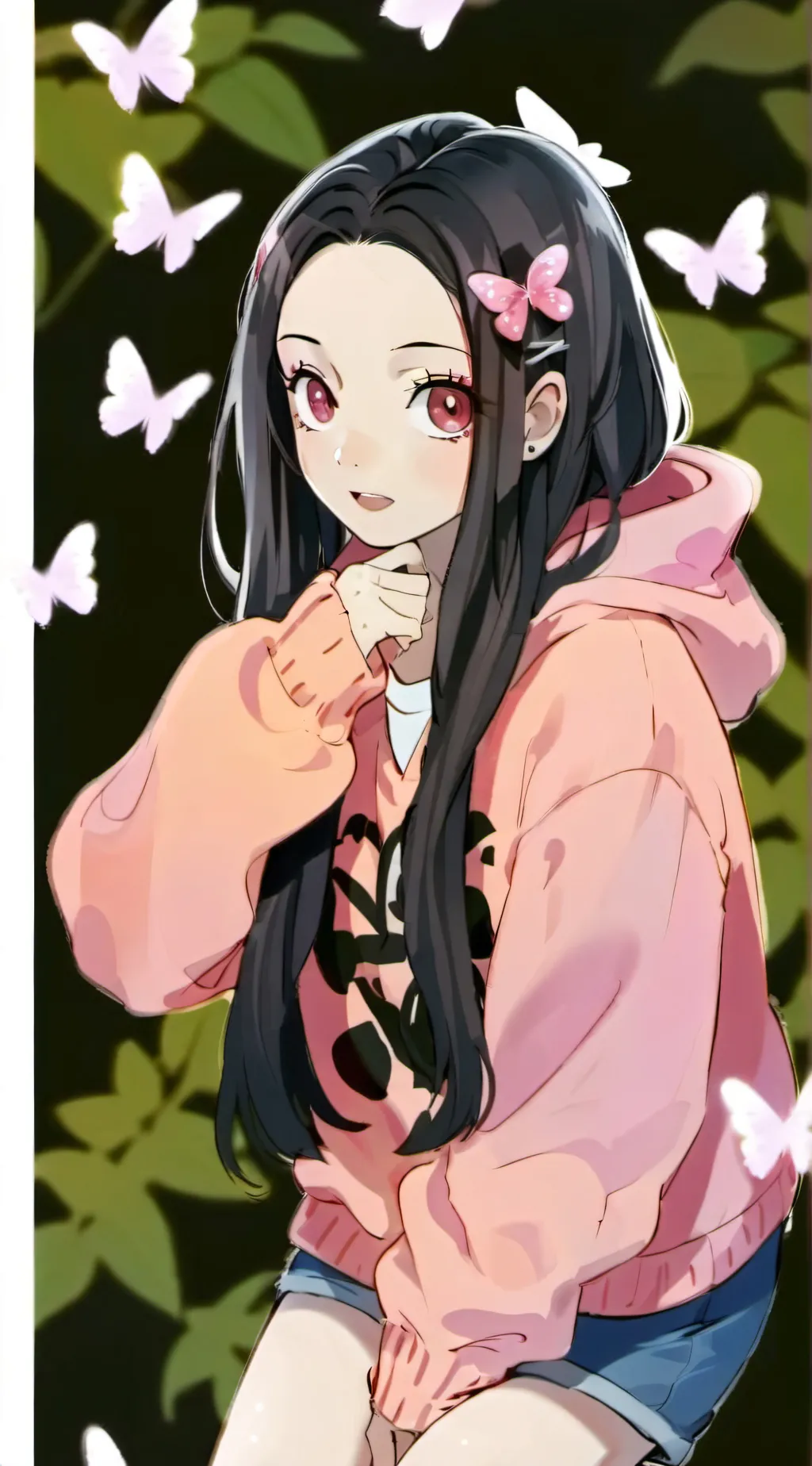 ai character: Sanemi x Kanae background