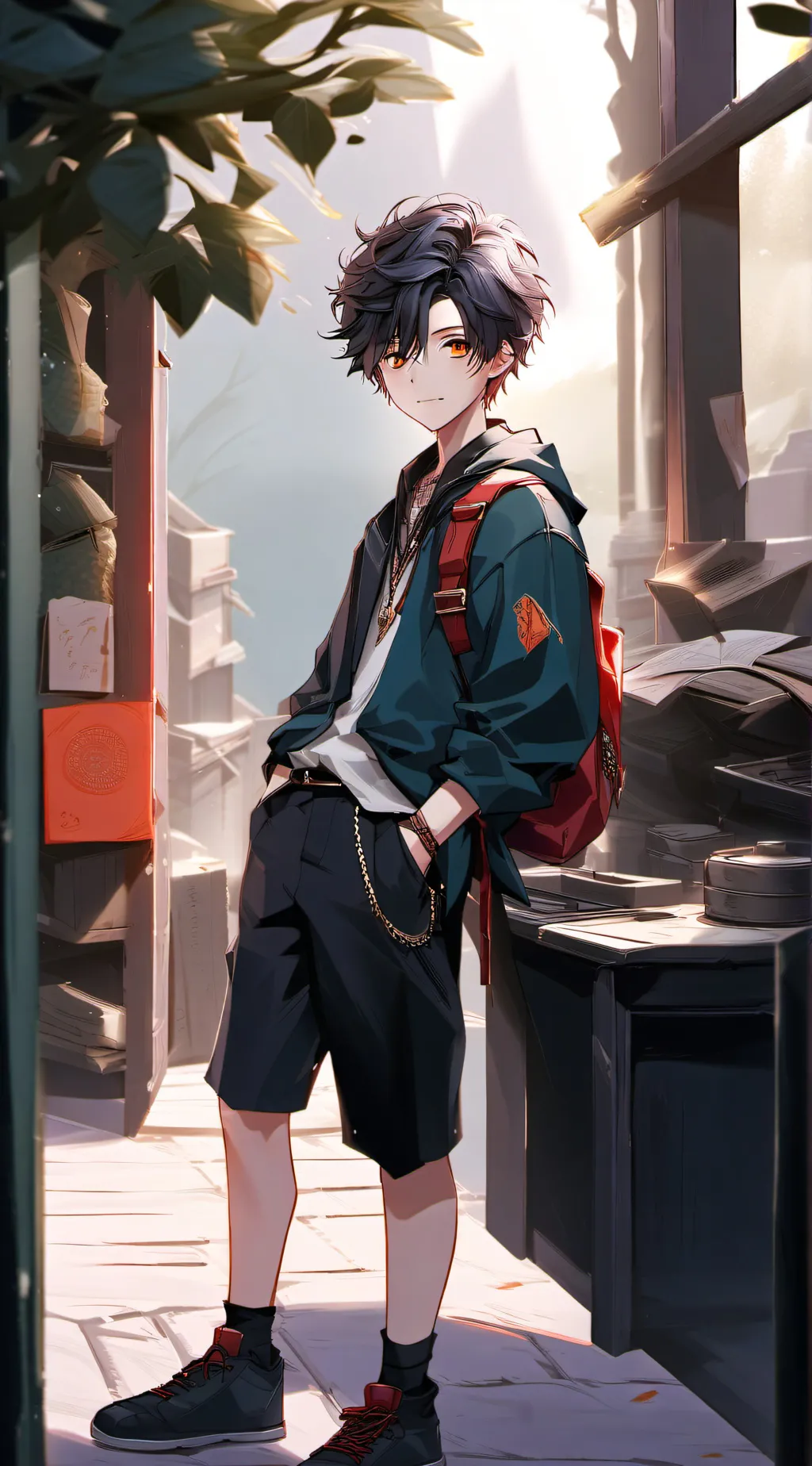 ai character: alex background