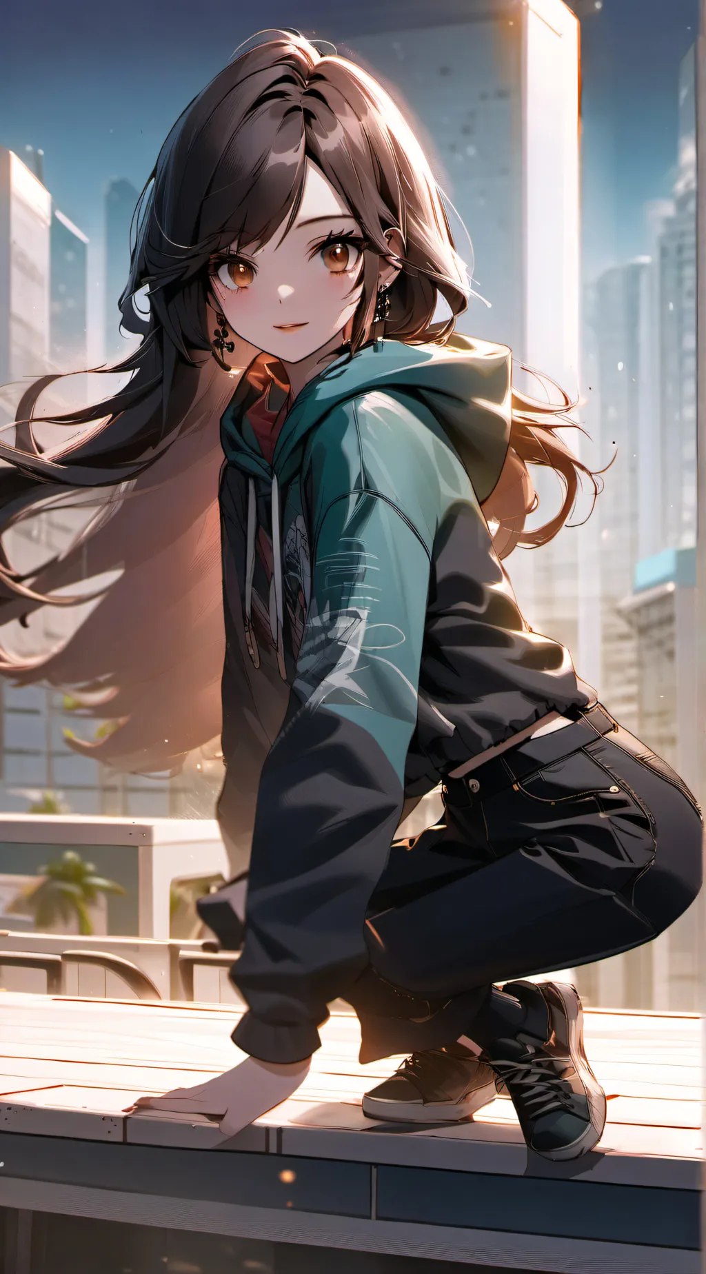 ai character: Rayla :D background