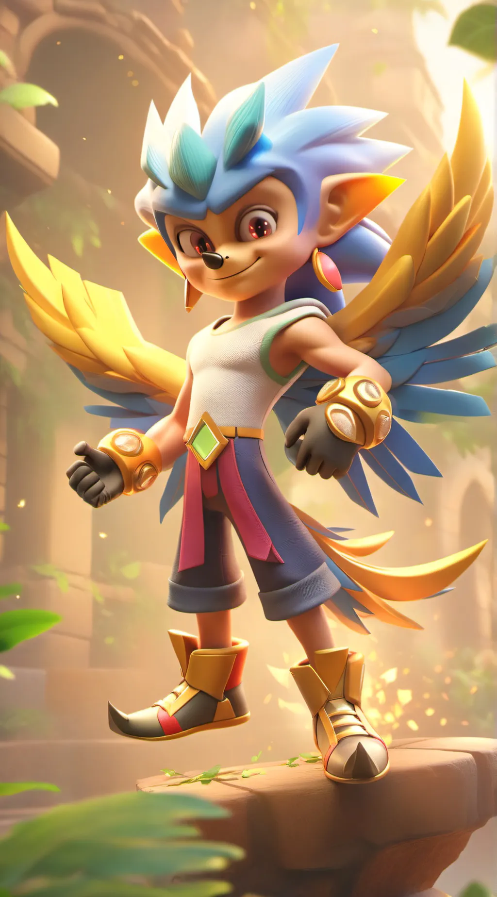 ai character: skylo background