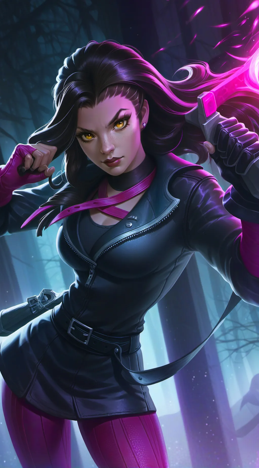 ai character: Lunar background