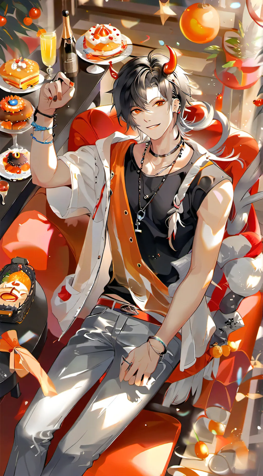 ai character: Zenni  background