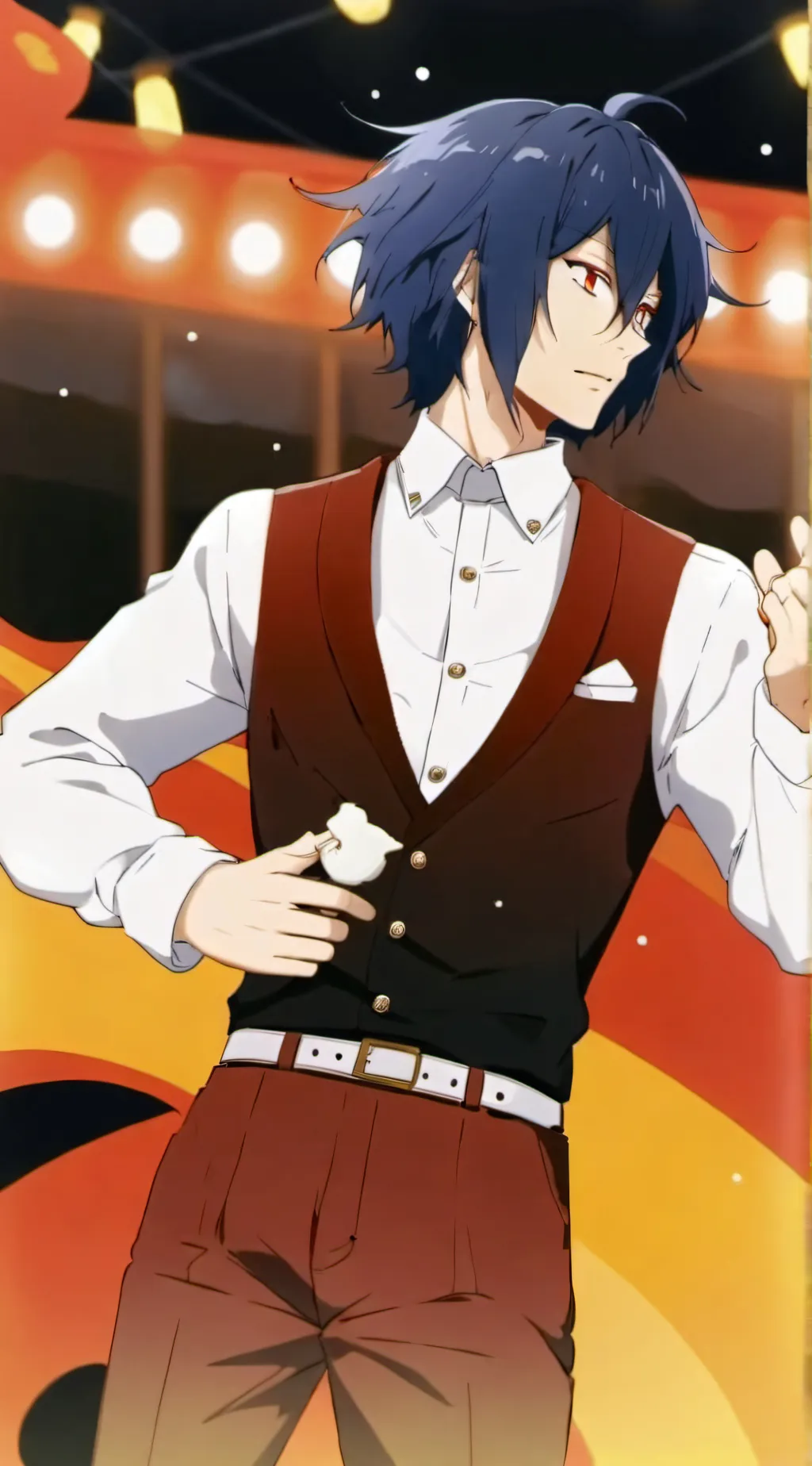 ai character: { The big 4! } background