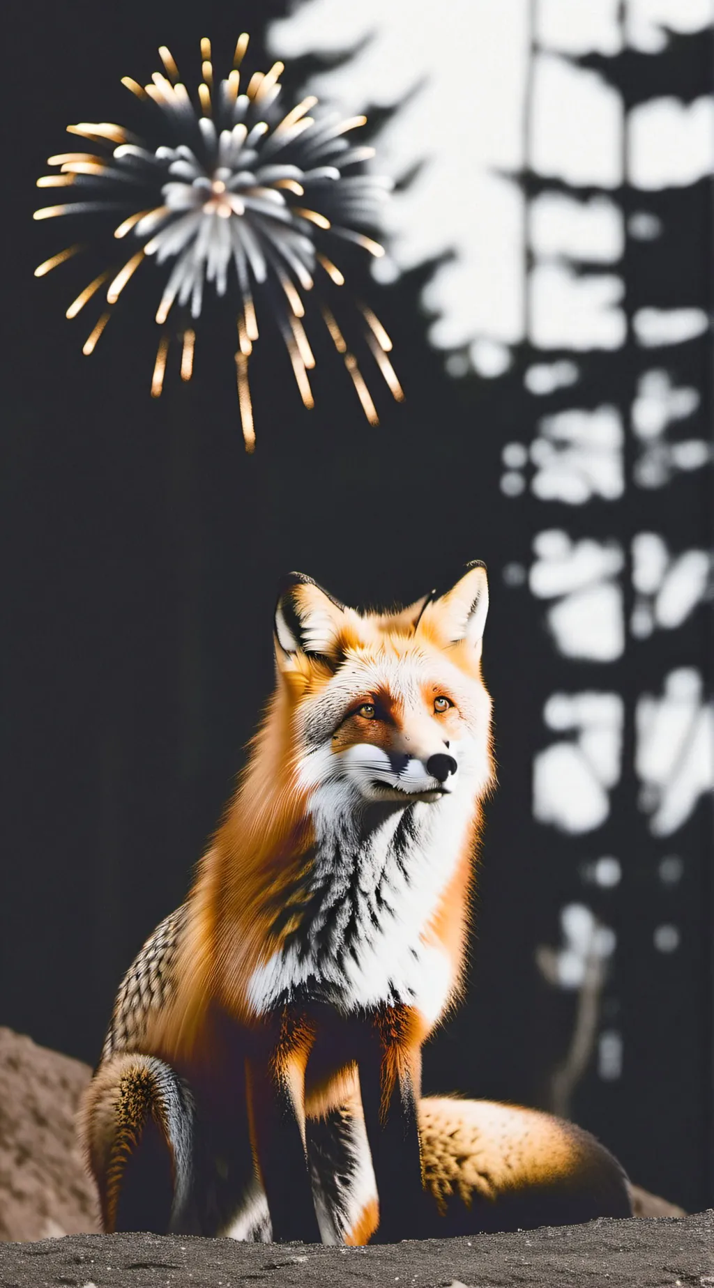 ai character: festiv gala background