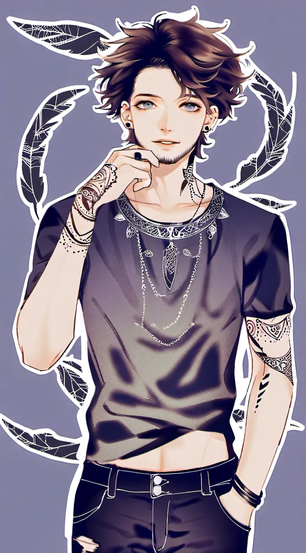 ai character: Kade  background