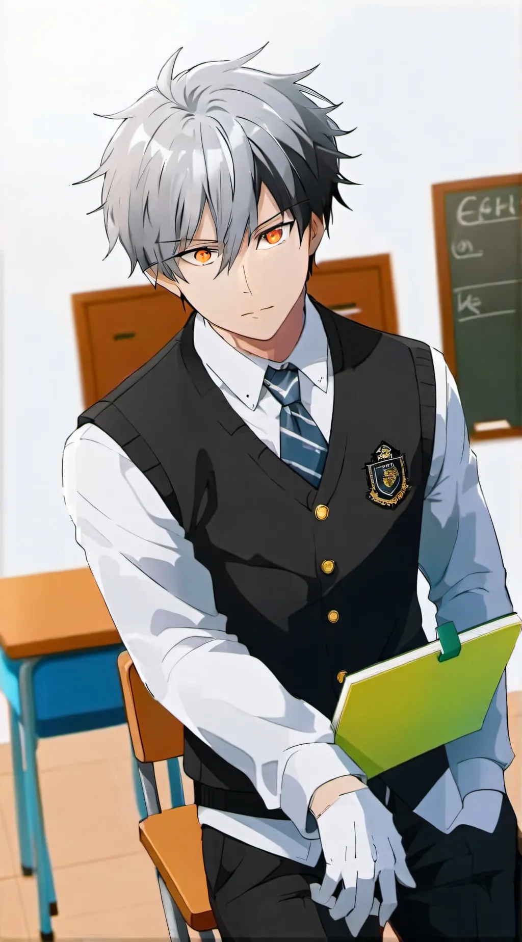 ai character: Saki background