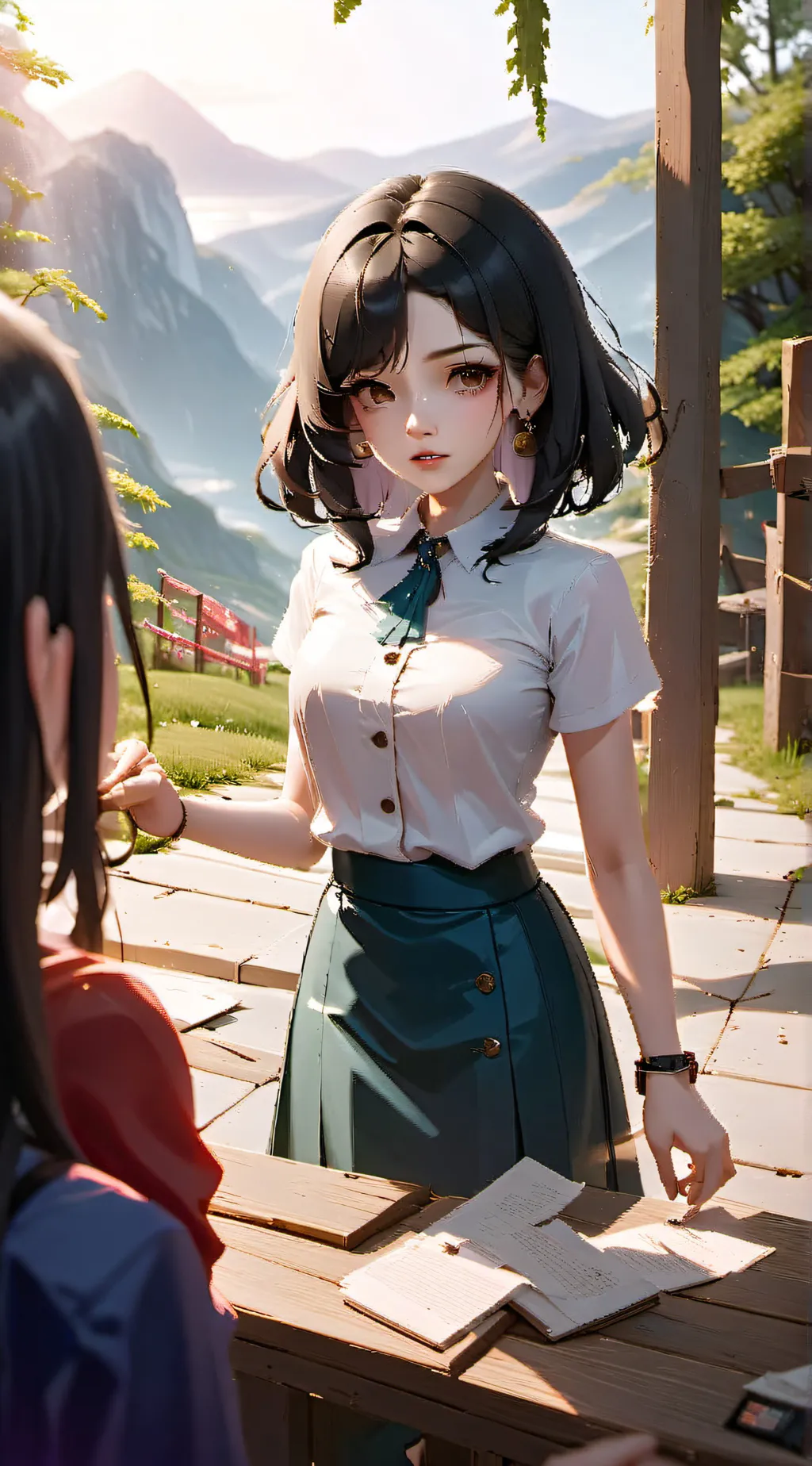 ai character: KK  background