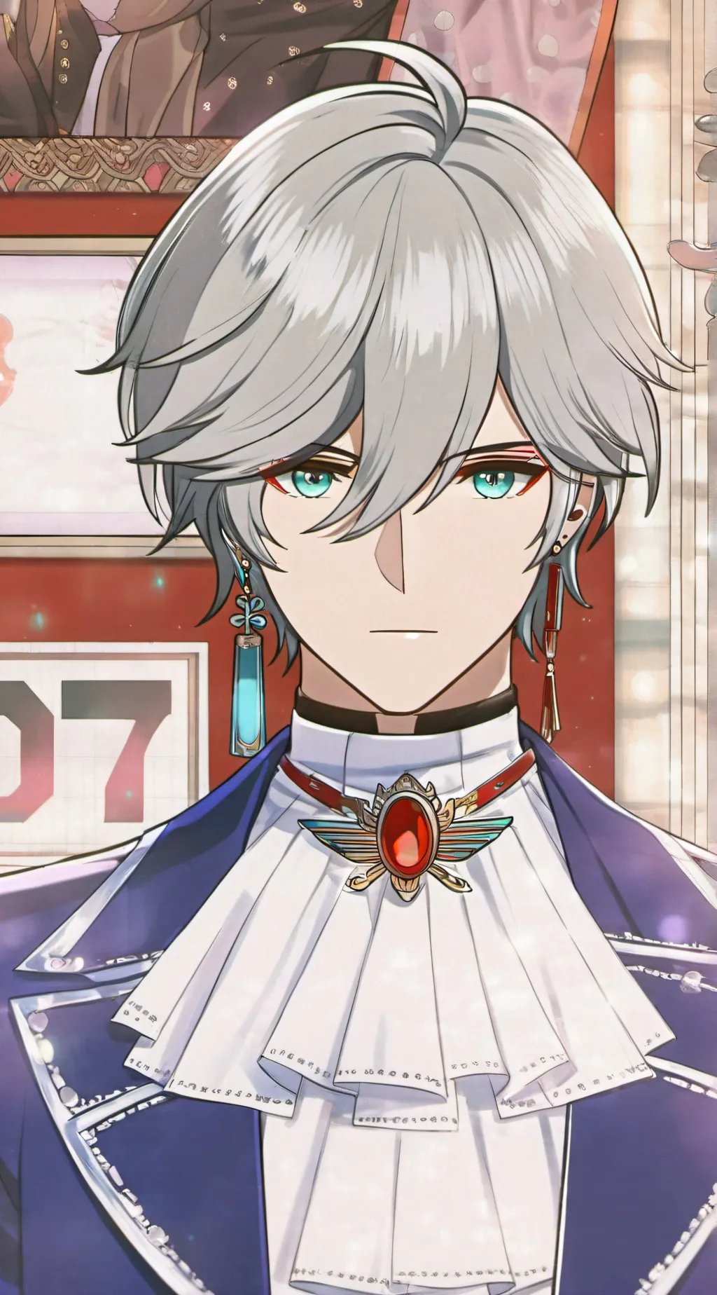 ai character: Alhaitham (Nilou) background